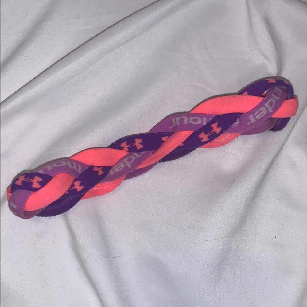 Braided under armor headband